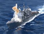  cruiser derivative_work hai_to_hickory highres military military_vehicle missile no_humans original ship ticonderoga_class warship watercraft 