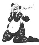  bear breasts chubby dalthia fey kitsune-kajiru looking_at_viewer mammal panda swirls 