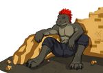  anthro claws clothing daxx0r grin male scalie smile solo varek 