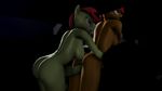  2015 3d animal_genitalia anthro apple_bloom_(mlp) babs_seed_(mlp) balls big_breasts breasts butt cousins dashie116 dickgirl dickgirl_on_female earth_pony equine erection female friendship_is_magic horse horsecock incest intersex intersex_on_female mammal my_little_pony nude penetration penis pony sex side_boob 