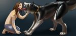  canine dog husky latex_(artist) male mammal rubber transformation 