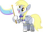  alpha_channel blonde_hair brisineo clothing cutie_mark derpy_hooves_(mlp) equine female flag friendship_is_magic fur green_eyes grey_fur hair hooves horse mammal my_little_pony open_mouth plain_background pony shoes smile transparent_background wings 