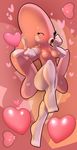  &lt;3 2015 anthro areola blush breasts elpatrixf female fish holidays looking_at_viewer luvdisc marine nintendo nipples one_eye_closed open_mouth pok&eacute;mon valentine&#039;s_day video_games wink 