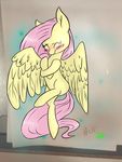  blush equine fluttershy_(mlp) friendship_is_magic hannahugs horse mammal my_little_pony pegasus pony wings 