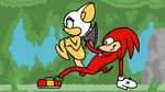  60_fps animated bat echidna keith2002 knuckles_the_echidna mammal monotreme penis rouge_the_bat sega sex sonic_(series) vaginal 