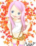  character_name hand_on_hip hat jewelry_bonney lipstick makeup one_piece piercing pink_hair shorts solo suspenders tank_top 