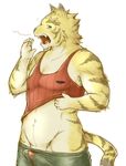  anthro erection feline male mammal morenatsu nama penis solo tiger torahiko_ooshima 