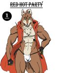  a-side bulge canine clothing comic jockstrap mammal underwear wolf 