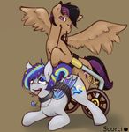  2015 bat_pony bound collar equine fan_character female friendship_is_magic fur hair horse leash long_hair male mammal my_little_pony night_lark open_mouth pegasus penetration pony scorci sex smile stellar_eclipse_(mlp) wheels wings 