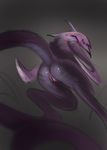  abstract_background alien anus butt claws evolve female invalid_tag low-angle_shot purple_skin pussy raised_tail rear_view shiny smile solo tentacles wraith 