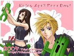  1girl blonde_hair cloud_strife final_fantasy final_fantasy_vii final_fantasy_vii_advent_children long_hair sabotender tifa_lockhart 