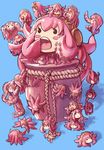  bad_pixiv_id clone headphones kansou_samehada long_hair megurine_luka no_humans pink_hair takoluka tentacles vocaloid 