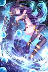  armor bad_id bad_pixiv_id bikini_armor blue_eyes dark_persona highres long_hair original purple_hair solo wings yusuke_(shiota) 