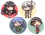  &gt;:) :&lt; :d ;d akagi_(kantai_collection) akagi_(kantai_collection)_(cosplay) alternate_costume arms_behind_back black_hair blue_eyes blue_hair bow c: chibi cosplay double_bun feiton hair_bow hair_over_one_eye hair_ribbon hairband hakama hamakaze_(kantai_collection) highres holding isokaze_(kantai_collection) japanese_clothes kantai_collection long_hair looking_at_viewer multiple_girls muneate navel one_eye_closed open_mouth pleated_skirt red_eyes ribbon short_hair silver_hair skirt smile souryuu_(kantai_collection) souryuu_(kantai_collection)_(cosplay) staff tanikaze_(kantai_collection) tasuki thighhighs translated unryuu_(kantai_collection) unryuu_(kantai_collection)_(cosplay) urakaze_(kantai_collection) v-shaped_eyebrows white_legwear yellow_eyes zettai_ryouiki zuikaku_(kantai_collection) zuikaku_(kantai_collection)_(cosplay) 