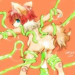  abdominal_bulge anal anal_penetration canine cub cum cum_inflation excessive_cum forced fox goo inflation lukiru male mammal penetration penis penis_milking rape tentacle_fellatio tentaclejob tentacles young 
