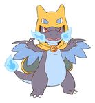  alasurth ambiguous_gender charizard cosplay dragon fire mega_charizard mega_charizard_x mega_evolution nintendo plain_background pok&eacute;mon red_eyes solo video_games 