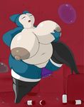  big_breasts breasts chubby mcnasty nintendo pok&eacute;mon pussy sex_toy snorlax vibrator video_games wide_hips 
