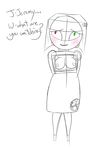  breasts female five_nights_at_freddy&#039;s heterochromia kfchica machine mechanical robot solo tablet_(fnaf) 