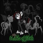  black_metal cradle_of_filth demon dreadcoffins grotesque monster my_little_pony piercing ponification tail_wrap 