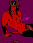  bgn demon facial_hair horn invalid_tag male muscles nipples nude 