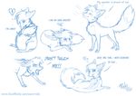  &lt;3 2015 angry bared_teeth canine eyes_closed female feral fox happy hugging_tail looking_at_viewer lying mammal necklace on_side ruki_(character) rukifox sad sketch solo 