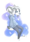  5_fingers anthro aseethe black_nose canine clothed clothing digital_media_(artwork) fur grey_fur mammal 