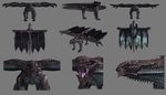  3d ambiguous_gender capcom cgi claws dragon eyeless feral gore_magala model model_sheet monster_hunter official_art open_mouth plain_background scales scalie solo t_pose video_games white_background wings 
