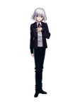  alternate_costume full_body highres honebami_toushirou male_focus official_art parted_lips purple_eyes silver_hair solo standing tndkworks touken_ranbu transparent_background 