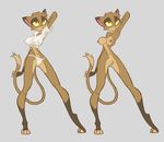  2015 anthro breasts brown_fur cat clothing david_lillie dreamkeepers feline female fur hair mammal multiple_images nipples nude paws porn_cat pussy shirt solo underwear 
