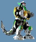  android dragon_caesar dragonzord drill horn machine mecha mega_dragonzord mighty_morphin_power_rangers power_rangers sentai super_sentai tail toy 