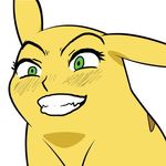  fur green_eyes meme nintendo pikachu pok&eacute;mon rape_face reaction_image smile stripe unknown_artist video_games yellow_fur 