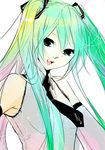  aqua_hair bad_id bad_pixiv_id green_eyes green_hair hatsune_miku long_hair qualia solo twintails vocaloid 