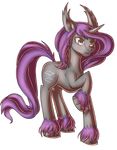  2015 alpha_channel confusion count_aile_d&#039;ciel cutie_mark equine fan_character female friendship_is_magic fur grey_eyes grey_fur grey_skin hair horn leg_hair long_hair mammal my_little_pony outer_ear_fluff purple_hair solo unicorn 