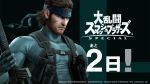  bandanna blue_eyes brown_hair facial_hair gloves headband male_focus metal_gear_(series) metal_gear_solid metal_gear_solid_2 nintendo official_art short_hair simple_background sneaking_suit solid_snake solo super_smash_bros. super_smash_bros._ultimate 