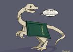  clever dialogue dinosaur humor monster sharp_teeth teeth thesaurus 
