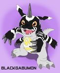  bandai blackgabumon digimon dragon fur_coat mcsaurus original_character_do_not_steal reptile scalie 