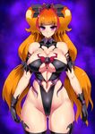  amanogawa_kirara breasts cure_twinkle dark_persona gloves go!_princess_precure heart_cutout highleg highleg_leotard hips ishimiso_(ishimura) large_breasts leotard long_hair navel navel_cutout orange_hair pink_eyes precure revealing_clothes solo thighs thong_leotard twintails very_long_hair wide_hips 