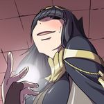  1girl black_hair bodysuit fire_emblem fire_emblem:_kakusei looking_at_viewer natsumi_hajime nintendo solo tharja 