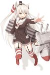  amatsukaze_(kantai_collection) bad_id bad_pixiv_id banned_artist breasts dress full_body garter_straps gloves grey_neckwear hair_tubes hairband hat highres kantai_collection long_hair long_sleeves looking_at_another minagiku mini_hat neckerchief open_mouth rensouhou-kun sailor_collar sailor_dress shadow short_dress silver_hair simple_background single_glove small_breasts solo_focus striped striped_legwear thighhighs two_side_up very_long_hair white_background white_gloves windsock yellow_eyes zettai_ryouiki 