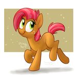  2015 babs_seed_(mlp) brown_fur cute equine eyelashes female friendship_is_magic fur green_eyes hair horse mammal my_little_pony pony red_hair smile solo thedoggygal 