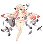  :t american_flag_bikini archerfish_(zhan_jian_shao_nyu) barefoot bikini blonde_hair blue_eyes blush breast_hold breasts cleavage crossed_arms flag_print full_body large_breasts long_hair looking_at_viewer machinery navel official_art pout rigging saru simple_background solo swimsuit tears thigh_gap torn_bikini torpedo untied untied_bikini uss_archerfish_(ss-311) white_background zhan_jian_shao_nyu 