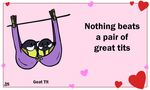  &lt;3 animated avian bird birdcheese black_eyes bra clothing english_text great_tit holidays humor pun text underwear valentine&#039;s_day 