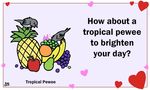  &lt;3 animated apple avian banana bird birdcheese black_eyes cute english_text flower food fruit grape grey_feathers holidays pear pineapple plant text valentine&#039;s_day 