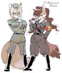  anthro big_breasts breasts bust female fur huge_breasts kemono konkon mammal nazi tagme 