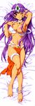  ;) absurdres adjusting_hair anklet armpits bare_legs bra breast_slip breasts choker dakimakura diadem dragon_quest dragon_quest_iv earrings highres huge_filesize jewelry large_breasts long_hair manya nipples one_breast_out one_eye_closed pelvic_curtain purple_hair red_eyes shiny shiny_skin smile solo tabard tiara toes underwear very_long_hair white_bra 