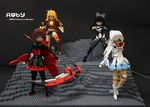  absurdres blake_belladonna highres lego mike_vd multiple_girls pantyhose ruby_rose rwby thighhighs weiss_schnee yang_xiao_long 