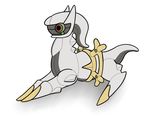  ambiguous_gender arceus feral green_eyes legendary_pok&eacute;mon lying nintendo plain_background plushie pok&eacute;mon posexe red_eyes solo video_games white_background 