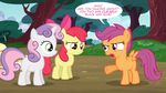  amber_eyes apple_bloom_(mlp) bow cutie_mark_crusaders_(mlp) dialogue earth_pony english_text equine female friendship_is_magic fur green_eyes group hair hair_bow horn horse jananimations mammal my_little_pony open_mouth orange_fur outside pegasus pony purple_eyes purple_hair red_hair scootaloo_(mlp) sweetie_belle_(mlp) text tongue tree two_tone_hair unicorn white_fur wings yellow_fur young 
