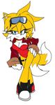  akatsukishiranui-fox canine crossgender eyewear female fox goggles jacket mammal melissa_&quot;tailsko&quot;_prower miles_prower sega sonic_(series) 
