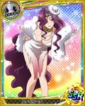  absurdly_long_hair artist_request breasts card_(medium) character_name chess_piece circlet cleavage dice dress hair_over_one_eye hand_on_hip high_school_dxd jewelry large_breasts lipstick long_hair makeup official_art purple_eyes purple_hair purple_lipstick queen_(chess) smile solo torn_clothes torn_dress trading_card very_long_hair wavy_hair yubelluna 